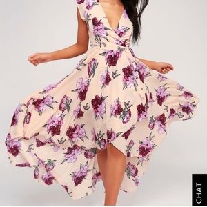 Lulus French Countryside Floral Dress